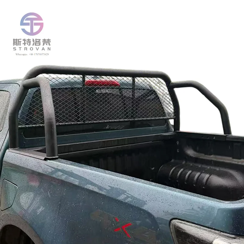 

Premium Triangular Roll Bar For 2021-2026 D-Max Pickup, OE Style No Drill Bolt-On Anti-Roll Cage Rail, Carbon Steel 4X4
