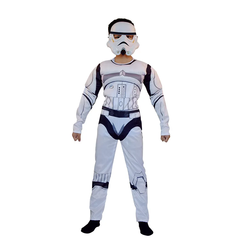 loween Costume Bla Soldato Soldato Bianco Abbigliamento Jedi Samurai Bianco Bla Samurai Cosplay WanNo Costume