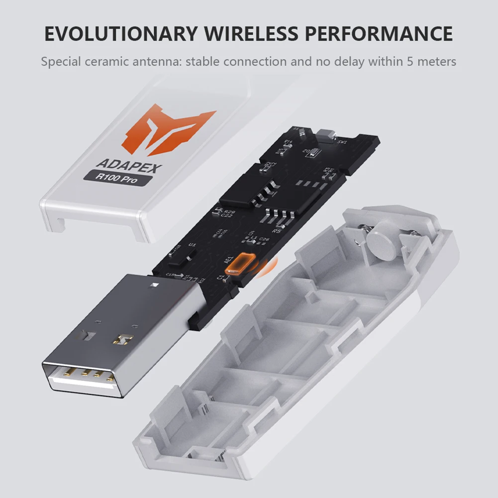 Беспроводной USB-адаптер BIGBIG WON R100 Pro для ПК с ОС Windows PS4 PS5 XBOX One S