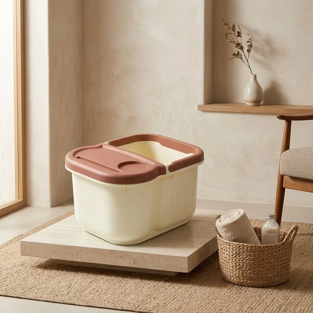 cream-foot-bath-tub-featuring-gentle-acupressure-massage-and-compact-folding-structure-365x28x21cm-pp-material