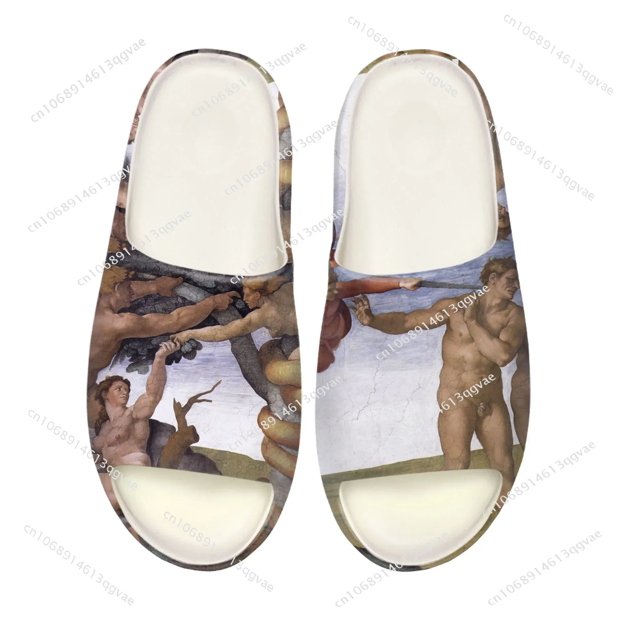

Peccato originale e cacciata dal Paradiso terrestre Soft Sole Sllipers Home Clogs Shoes Mens Womens Teenager Customize Sandals
