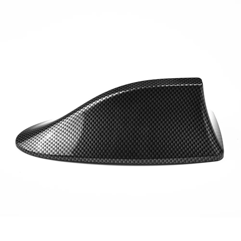 Auto Shark Fin Antenne Dach Shark Antenne Nachahmung Carbon Faser Antennen für astra i30 w211 solaris renault megane 3 mercedes w20