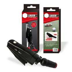 Entraîneur de putter de golf portable, vue réglable, visée laser, outil de ligne de visée