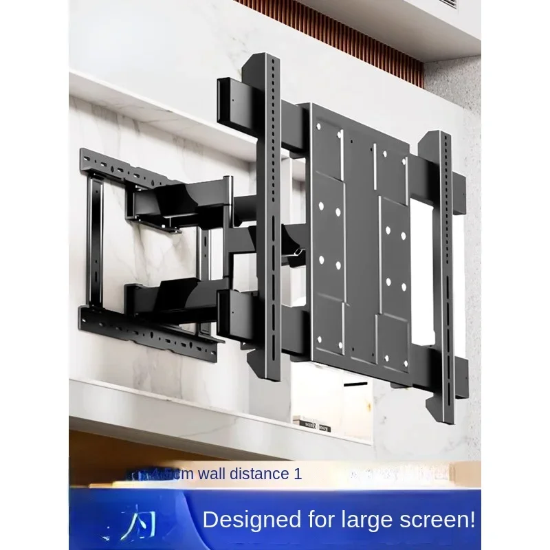 

Ultra-Thin TV Suitable for Telescopic Rack Rotating Bracket Wall-Mounted Embedded 6575858698-Inch Hisense TCL Universal