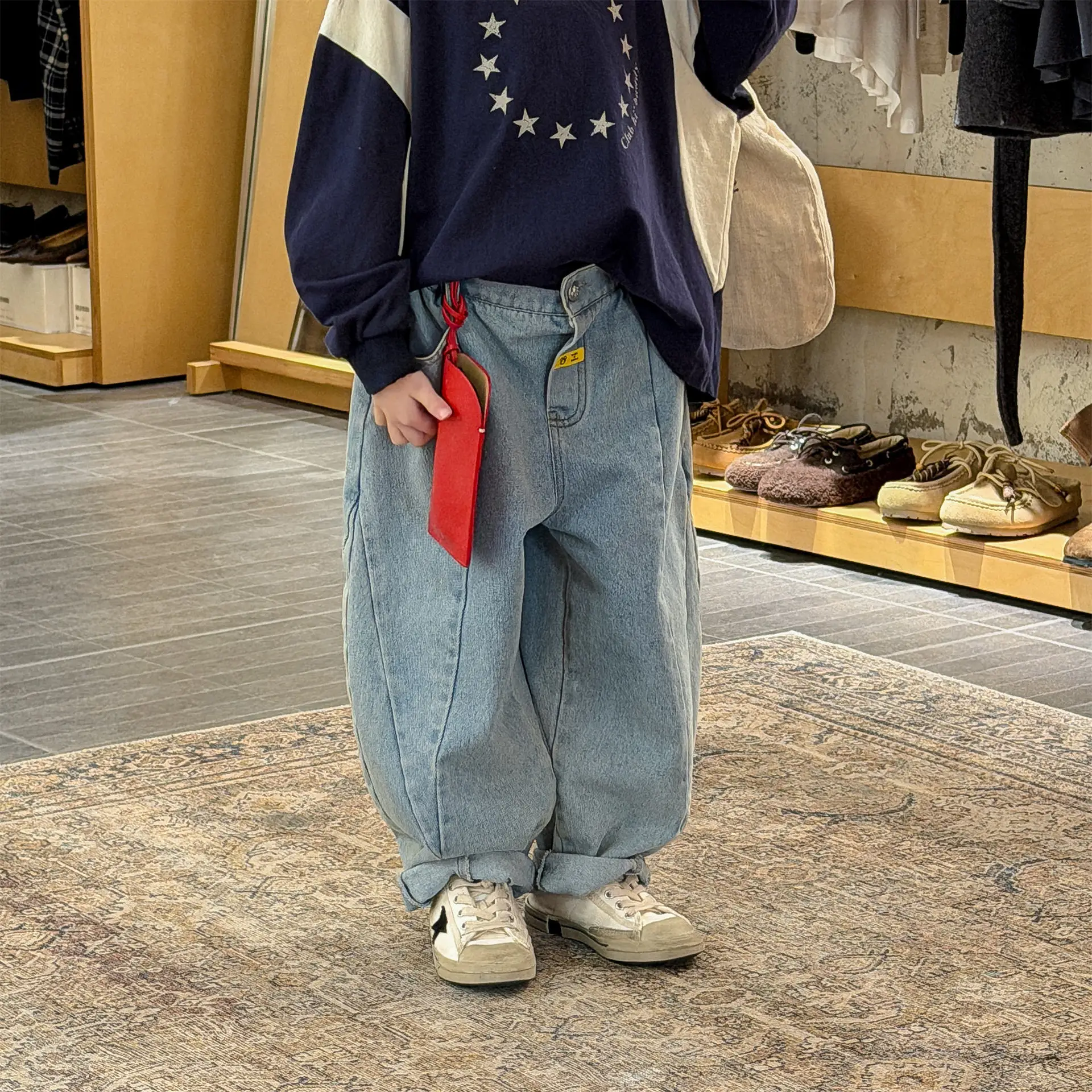

Childrens Pants Spring Autumn Korean Version Casual and Fashionable Harun Pants Versatile and Stylish Daily Wear
