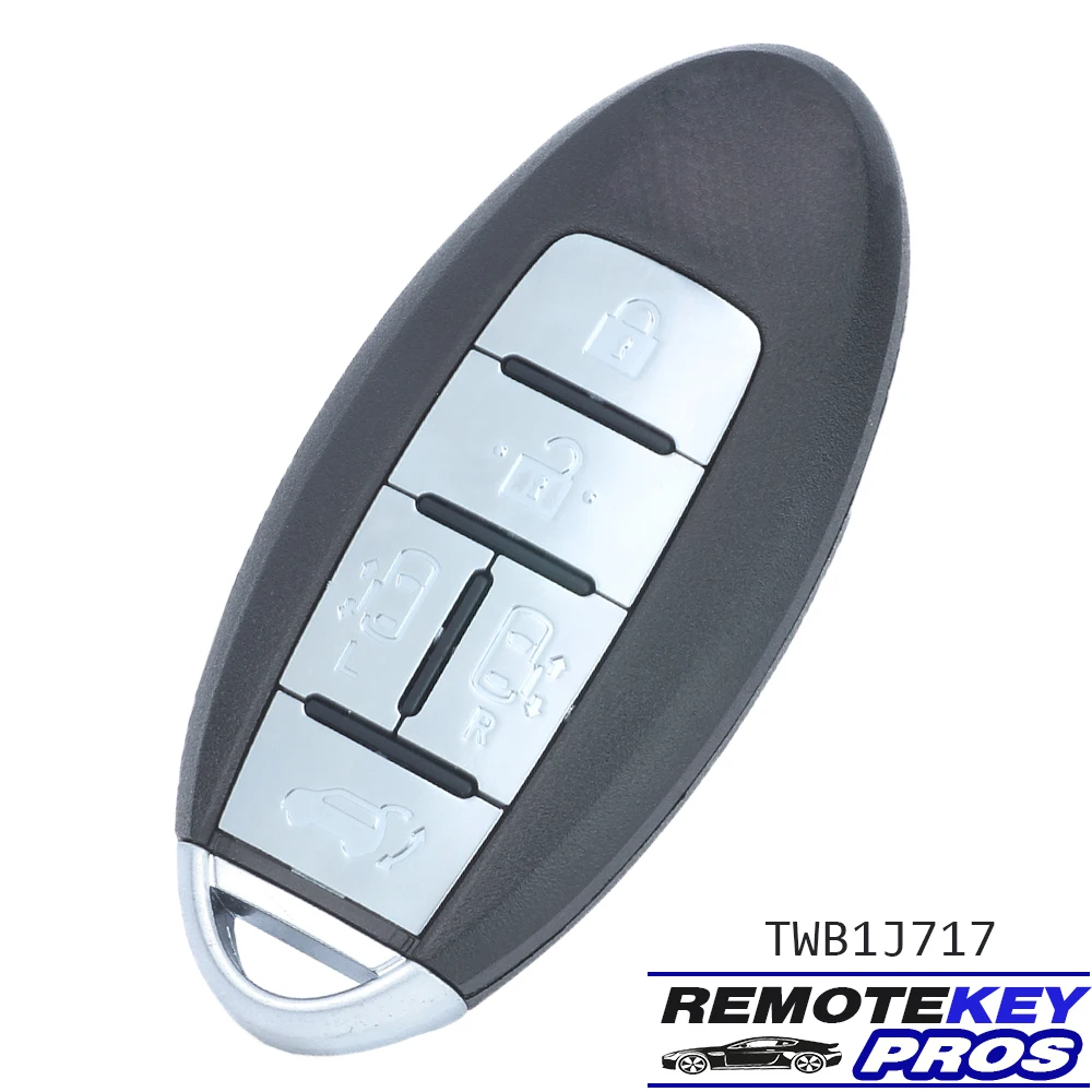 DIYKEY MODEL: TWB1J717 P/N: 285E3-1JB5A 315MHz ID46 5 Button Smart Remote Key for Nissan QUEST 2014