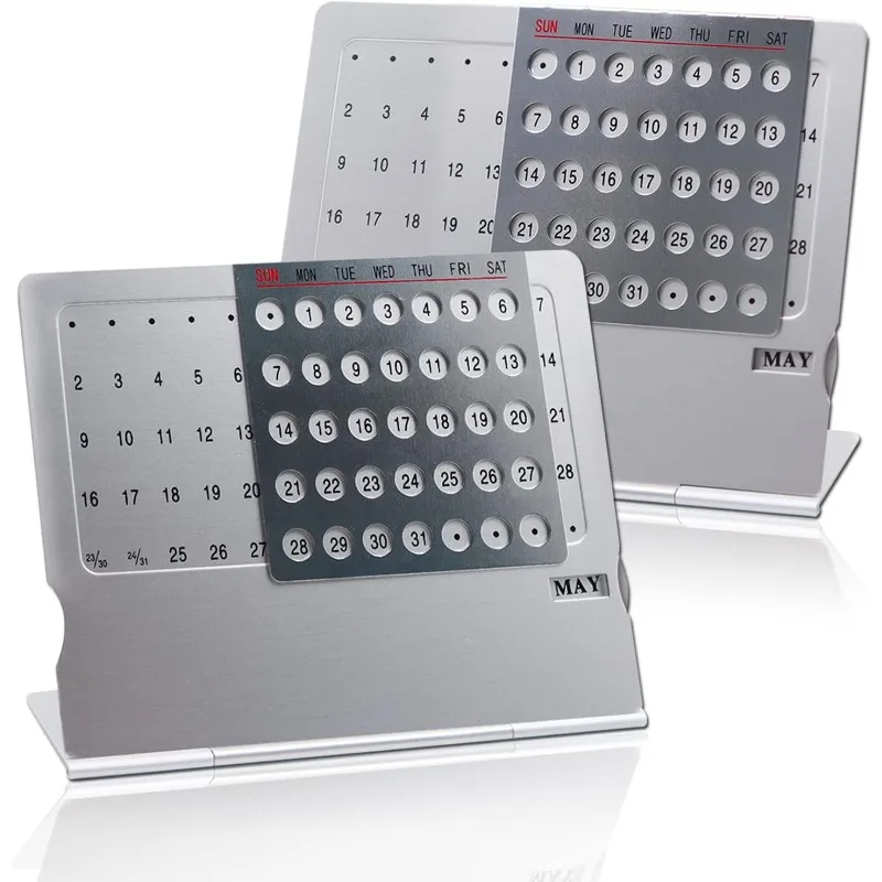 Super Unique Adjustable Desk Calendar Office Supplies Hand Set DIY