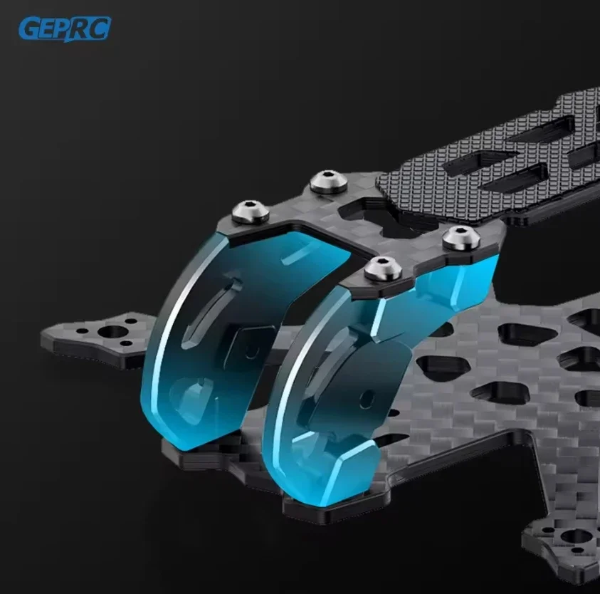 GEPRC GEP-TC18 O4 カーボンファイバーフレーム (厚さ 1.5mm) - T-Cube18 FPV クアッドコプター DIY ビルド用の軽量で耐久性のあるフレーム