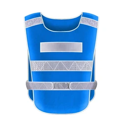 Reflective Safety Vest High Visibility Reflective Elasticated Strip Vest