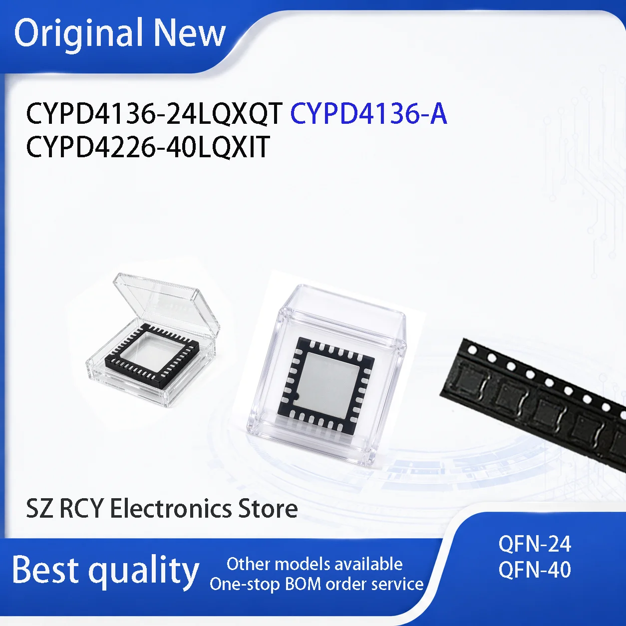 (2-5 PCS)NEW CYPD4136-24LQXQT CYPD4136-A CYPD4226-40LQXIT CYPD4136-24LQXQ CYPD4226-40LQXI CYPD4136-24 CYPD4226-40 QFN IC CHIP