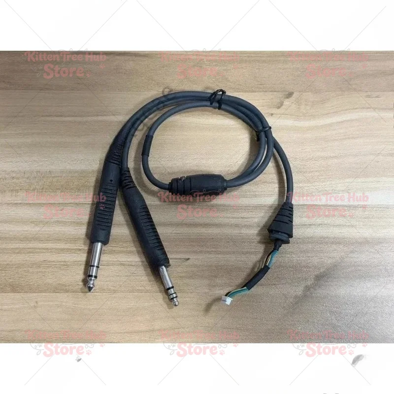 For A20 Aviation Noise-Cancelling Headphones Dual Plug Headphone Cable