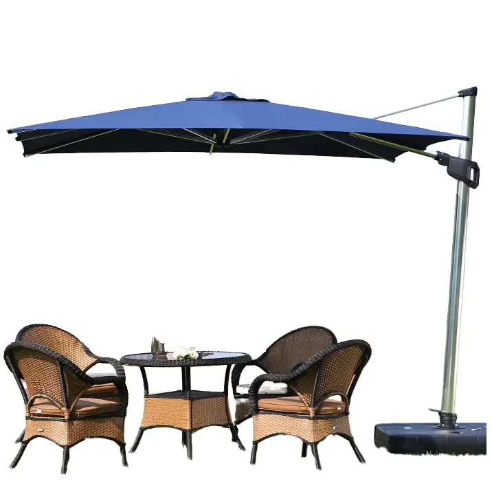 Small Roma Solar Umbrella Strip Light for Outdoor Spaces Exterior Gym Use for Market Fishing Patio Garden Customizable Logo
