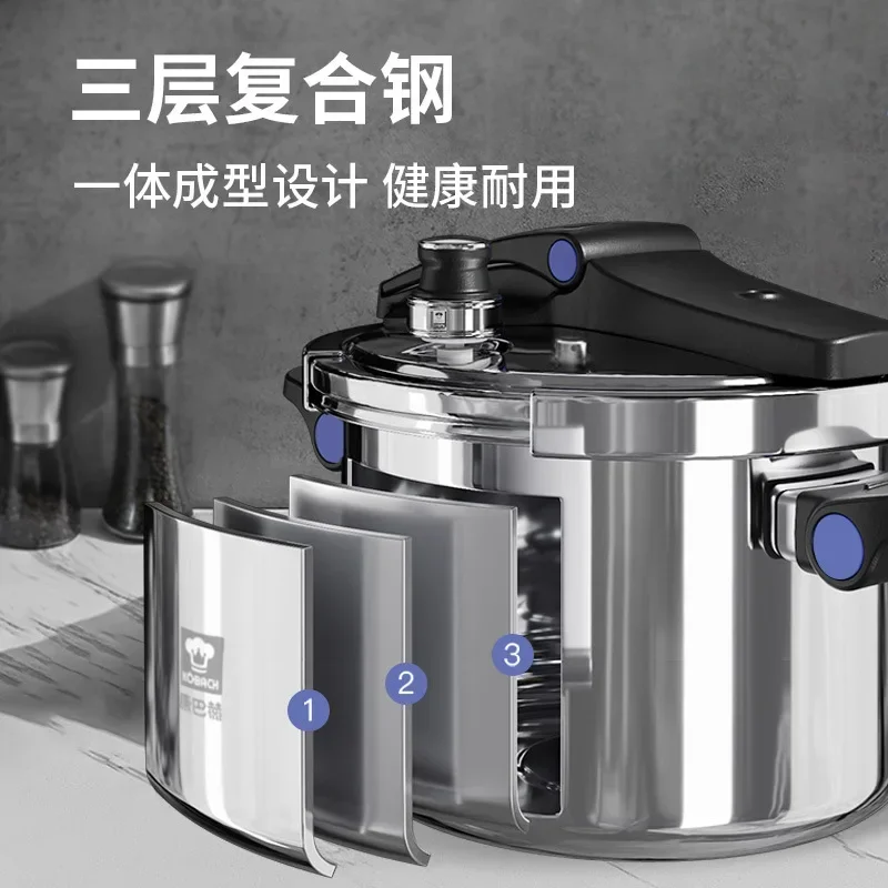 New Pressure Cooker Multifunctional Pressure-Limited Explosion-proof Pressure Cooker Stainless Steel Kitchen Pressure Pot