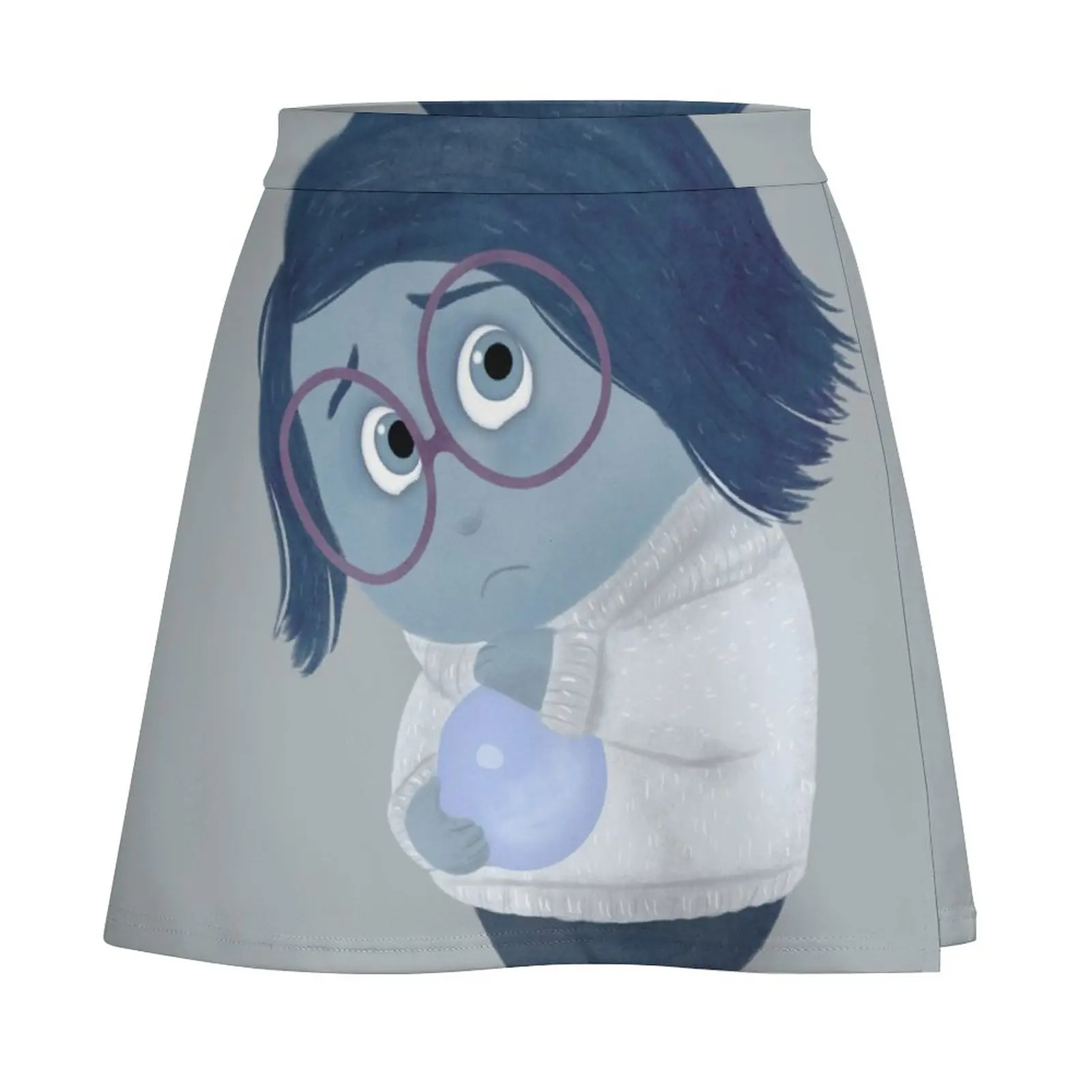 Inside Out | Sadness Mini Skirt korean style clothing School uniform kawaii clothes 90s vintage clothes