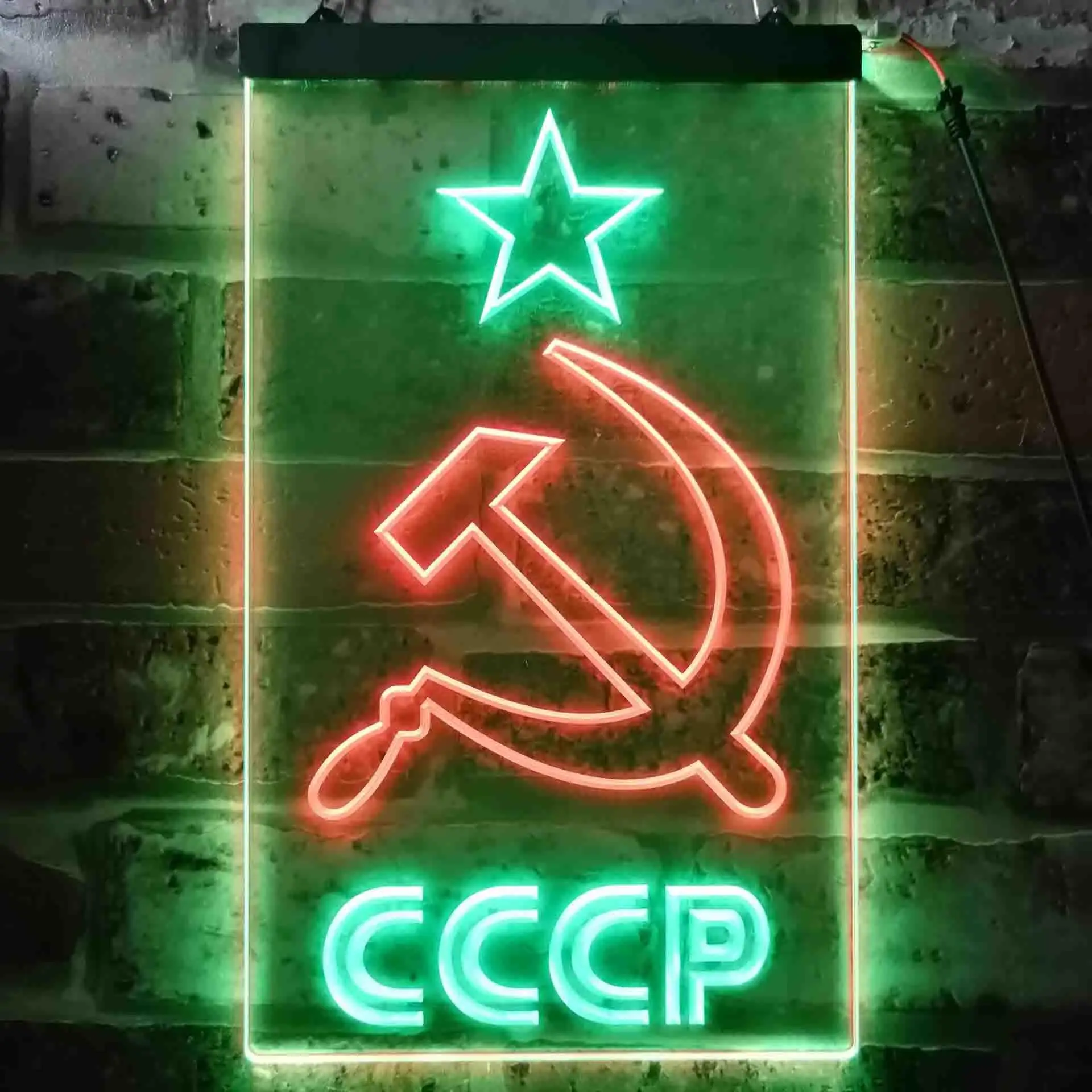 

CCCP USSR Russian Communist Dual-color LED Neon Sign st6-j0323