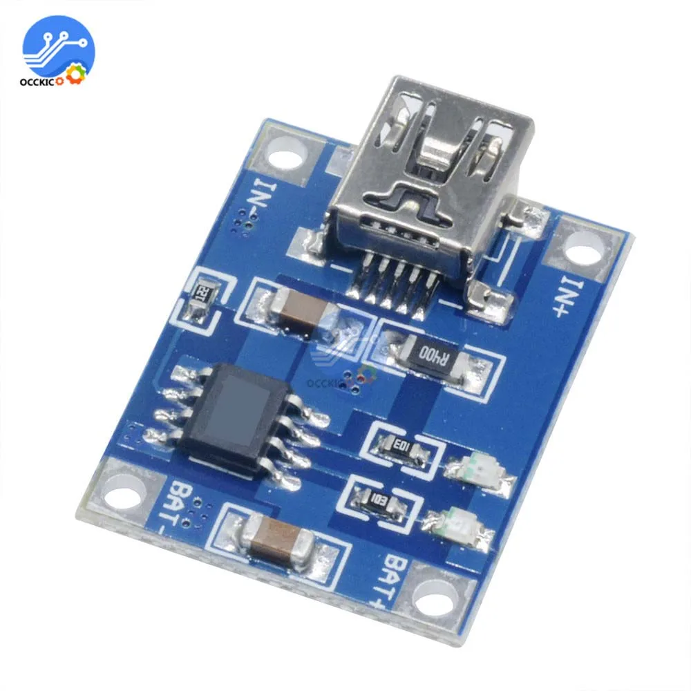 5pcs BMS 5V 1A 18650 Lithium Battery Charger Board Mini/Micro USB TYPE-C Power Charging With Protection Functions