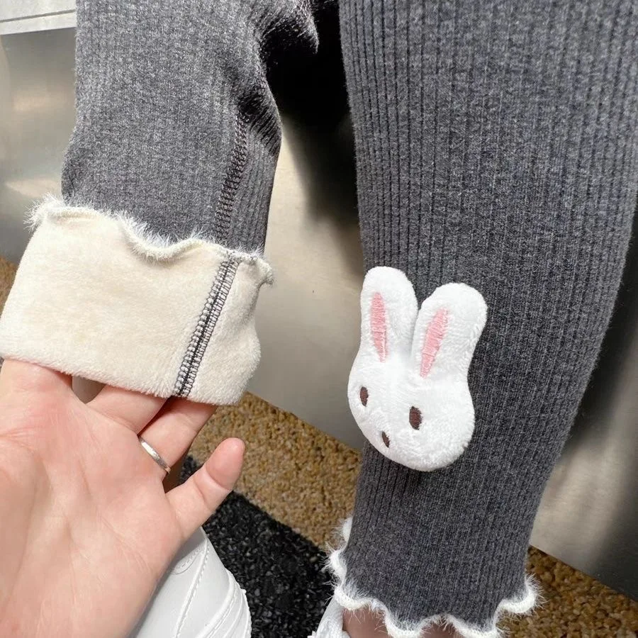 子供用の豪華なサーマルパンツ,女の子用のレギンス,ベビーパンツ,子供用パンツ,カジュアルボトムス,韓国版,ファッション,秋,冬,1個