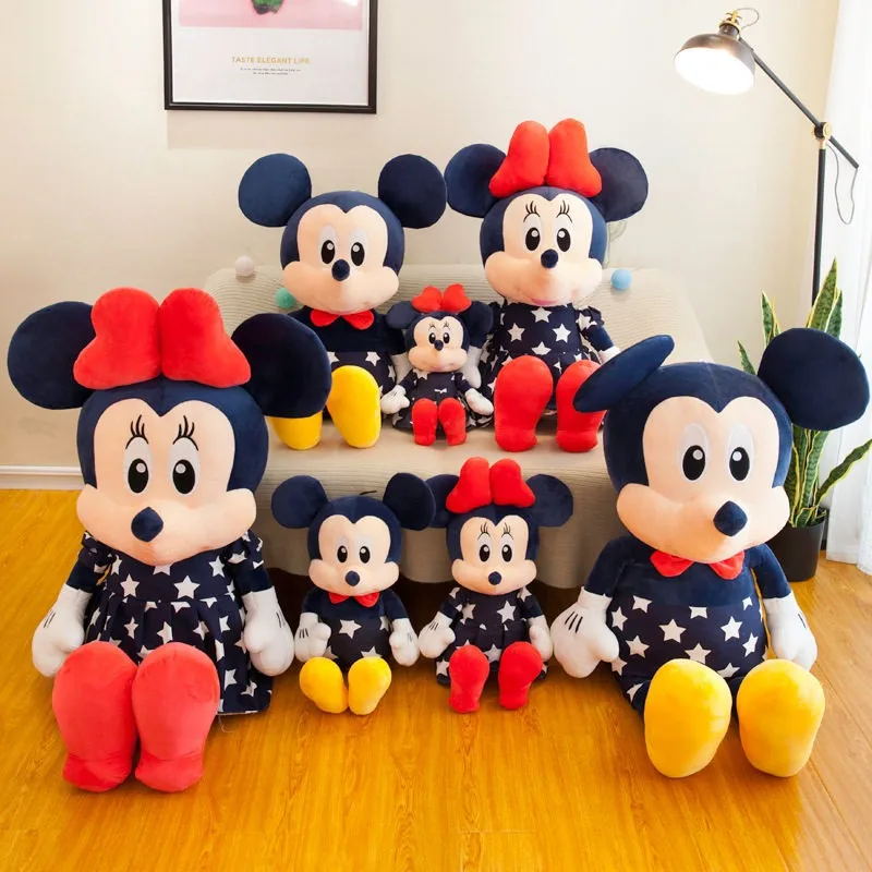 

Cartoon Star Mickey Minnie Doll Plush Toy Living Room Sofa Personalized Fashion Decoration Kawaii Children's Festival Gift