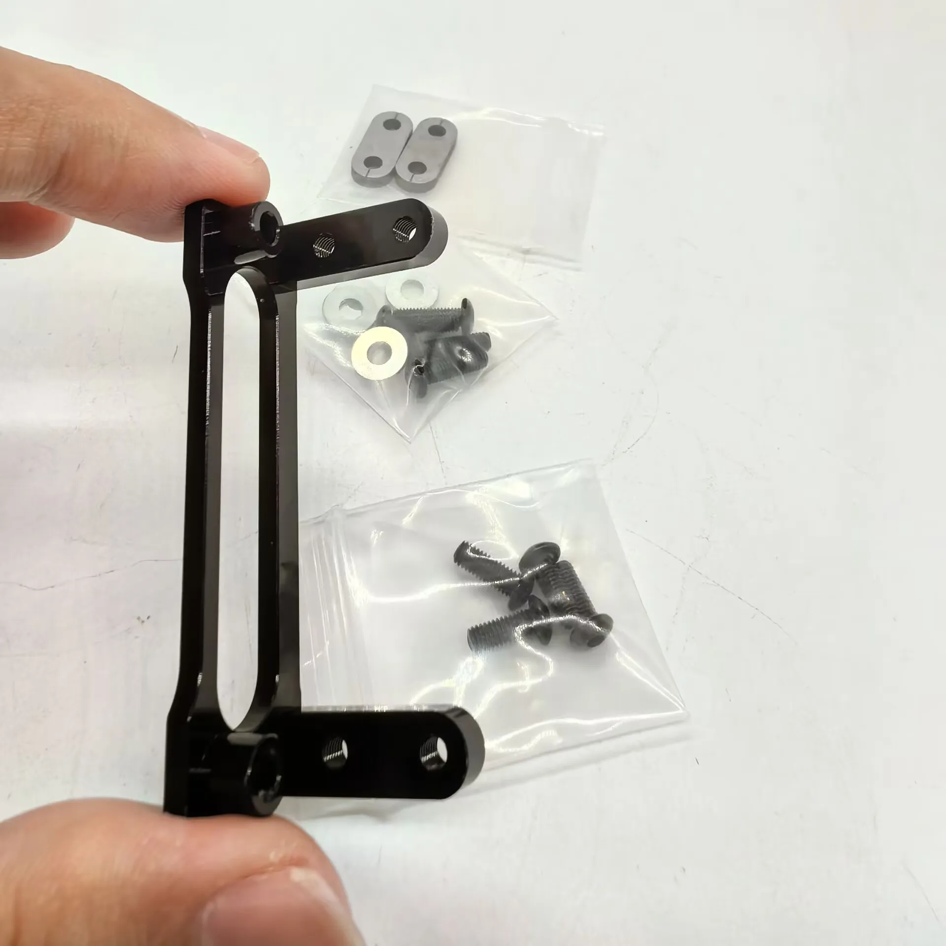 1/14 truck LESU beam hole G-6048 front steering gear frame lock difference steering gear modification and upgrade For Tamiya