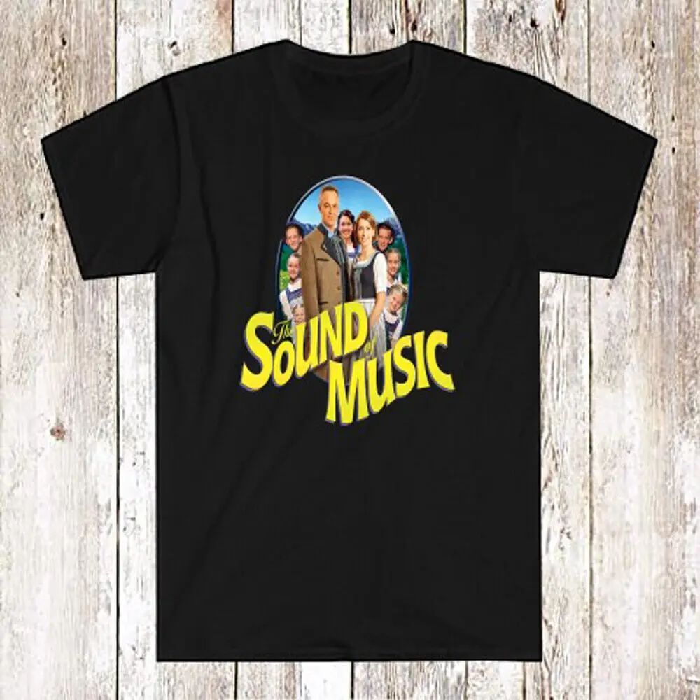 The Sound Of Music Retro TV Show Musical Men's Black T-Shirt Size S-5XL