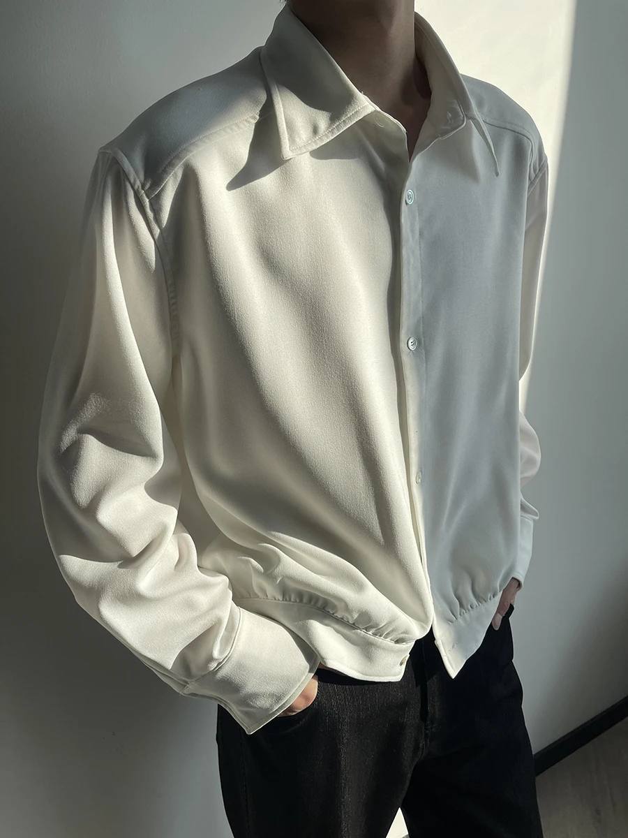 

Мужская шелковистая куртка-жакет из полиэстера с длинными рукавами, весенне-осенняя, премиум-класса, Cleanfit Cool Guy Coat