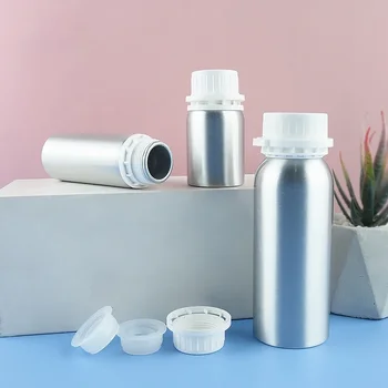50ml 100ml 250ml 500ml 1250ml anti-theft cap aluminum bottle plug round leak-proof packaging bottle empty bottles