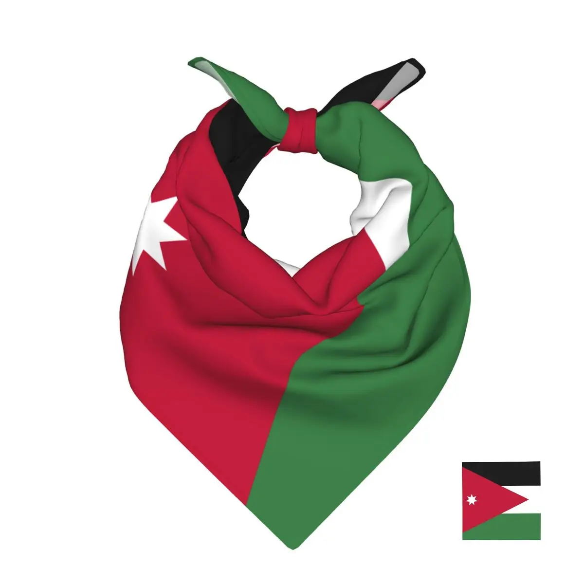 50cm*50cm Jordan Flag Scarf Head Hair Shawl Women Designer Scarfs Square Headband