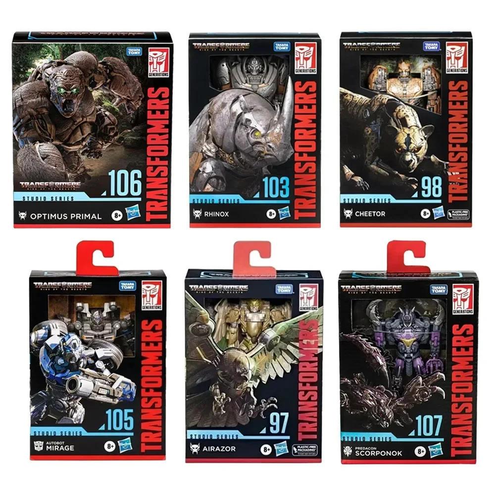 Hasbro Transformers Studio Series Rise of The Beasts Mirage Optimus Primal Cheetor Airazor Deluxe Class Action Figure Model Toys