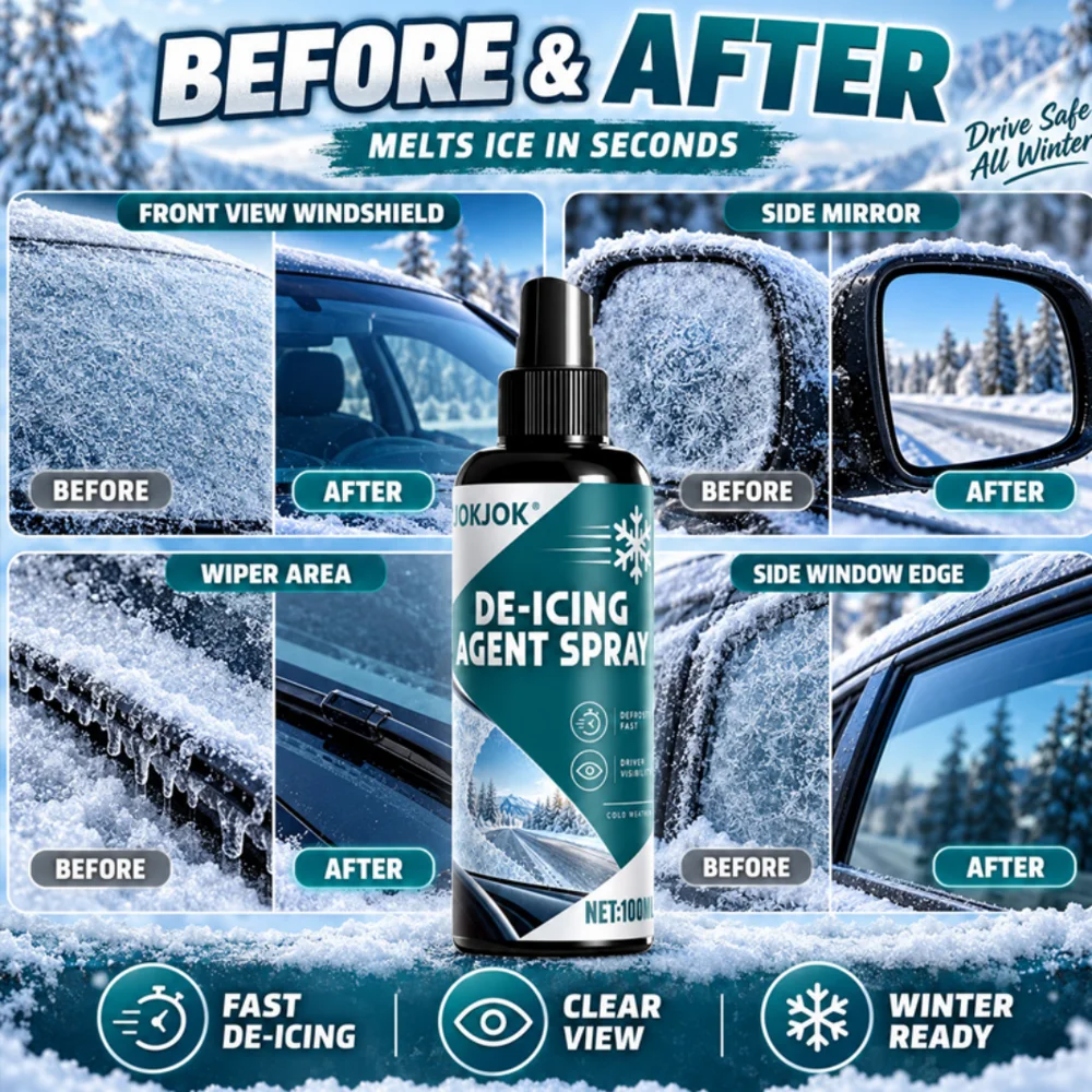 Anti-freezing Device Winter Anti Ice and Snow Cover Car Window Glass Jammer Windshield De-icer Anti-freeze and Anti-snow Removal