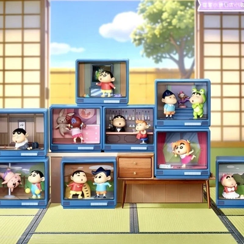 

52TOYS Authentic Crayon Shin-Chan Vintage TV Series Blind Box Anime Figure Tabletop Decoration Collectible Gift For Anime Lovers