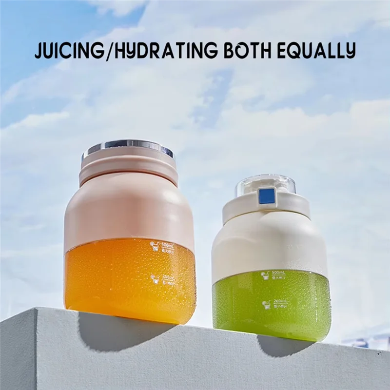 كوب عصير كهربائي محمول من KEOL بسعة كبيرة للرياضات الخارجية وقابل لإعادة الشحن عبر USB أ