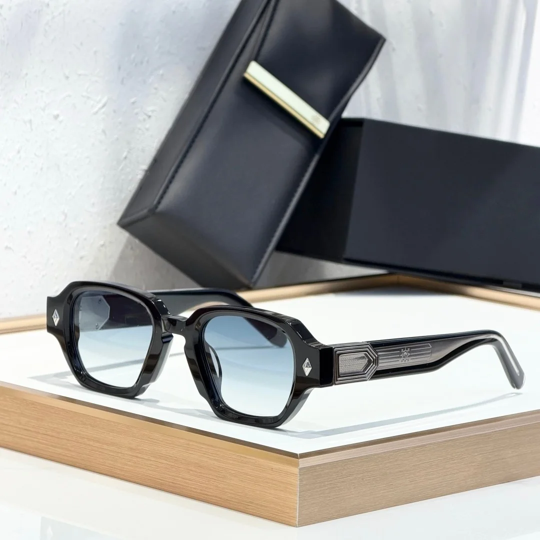 

JD Project 02 Top Quality Mens Sunglasses for Women Classic Punk Luxury Acetate Titanium UV400 Designer Sunglasses with box