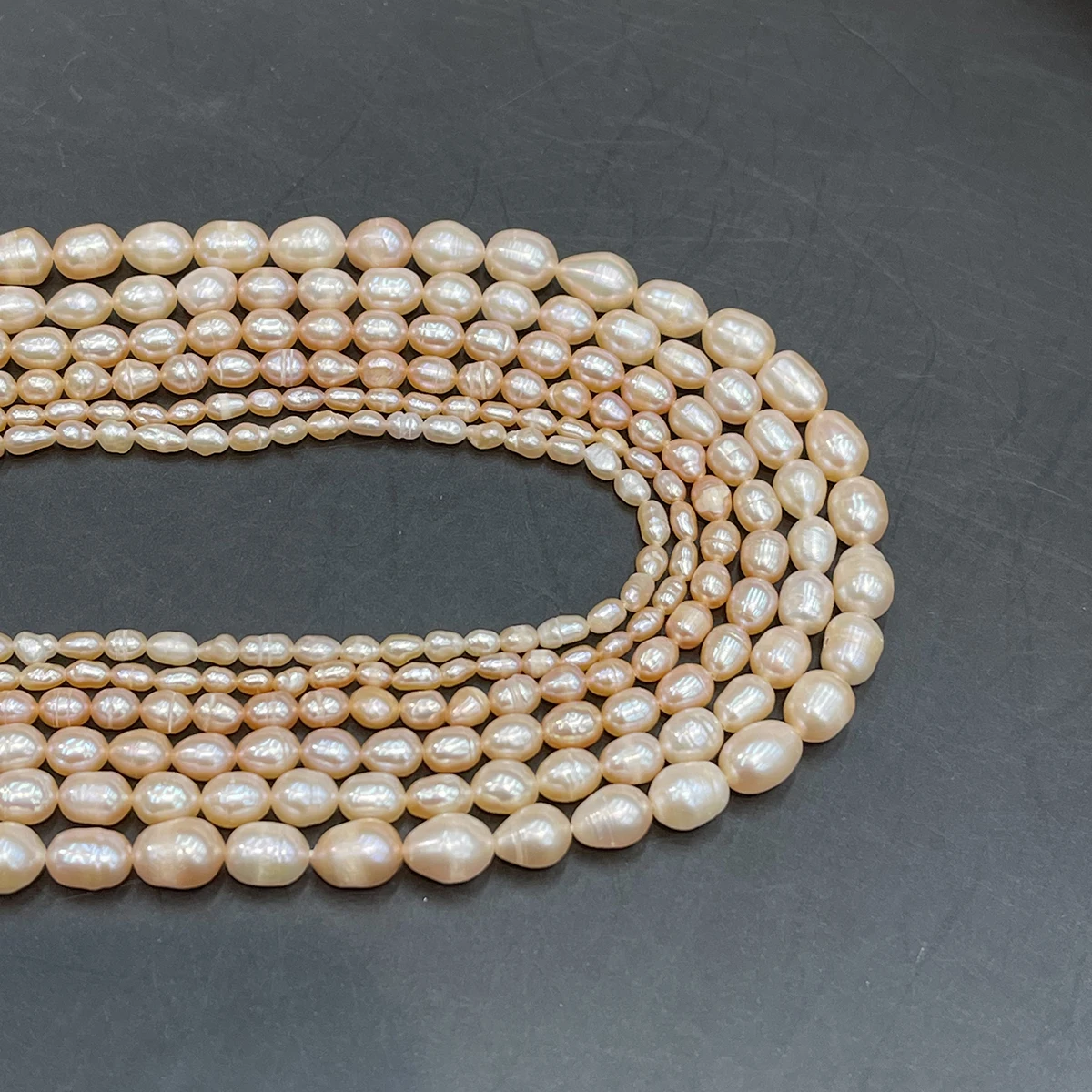 3-8mm AA Grade Natural Freshwa - огляд і ціна Natural Freshwater Pearl Strand Loose Beads