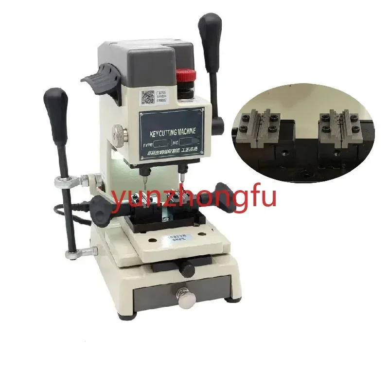 D38A Vertical Key Copy Machine  Copying  Multi-function Fixture Punching And Milling Slot s Locksmith Tools 220V