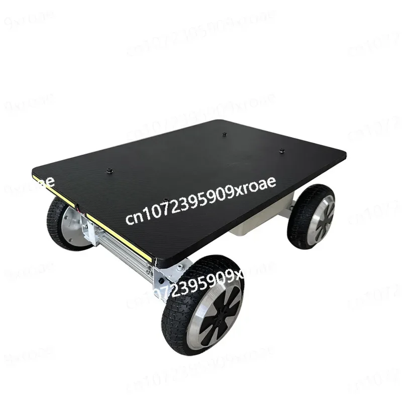 

Large Load Long Battery Life 4-wheel Drive Metal Platform Car Flat-panel Electric Remote Control Car Chassis Wheeled