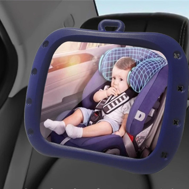 Large View Convex Mirror 360 Degree Rotatable Mirror for Child Safety In Car