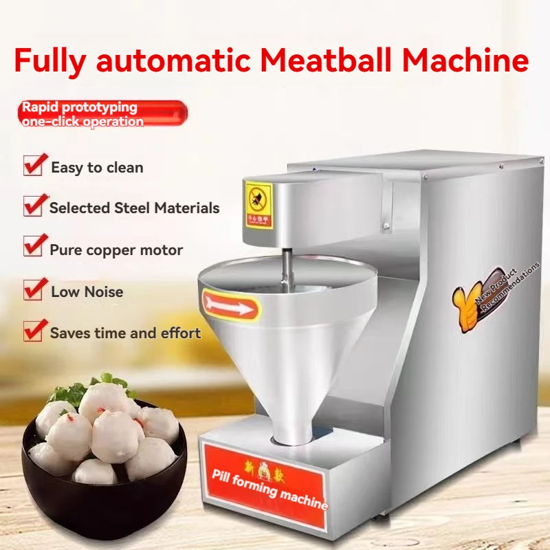 

Multifunction Commercial Automatic Meatball Shaper Pork Beef Fish Radish Vegetable Ball Making Equipment