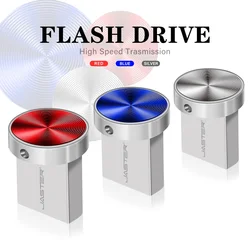 JASTER Mini Metal USB 2.0 Flash Drives 64GB High speed Pen Drive 32GB Waterproof Memory Stick 16GB Red Blue Silver Pendrive 8GB