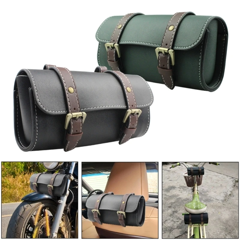 Universal Motorcycle Fork Bag Waterproof Pu Leather Front For Top Box Motorcycle Panniers Saddle Bag For Motorcycle Voge 500ds