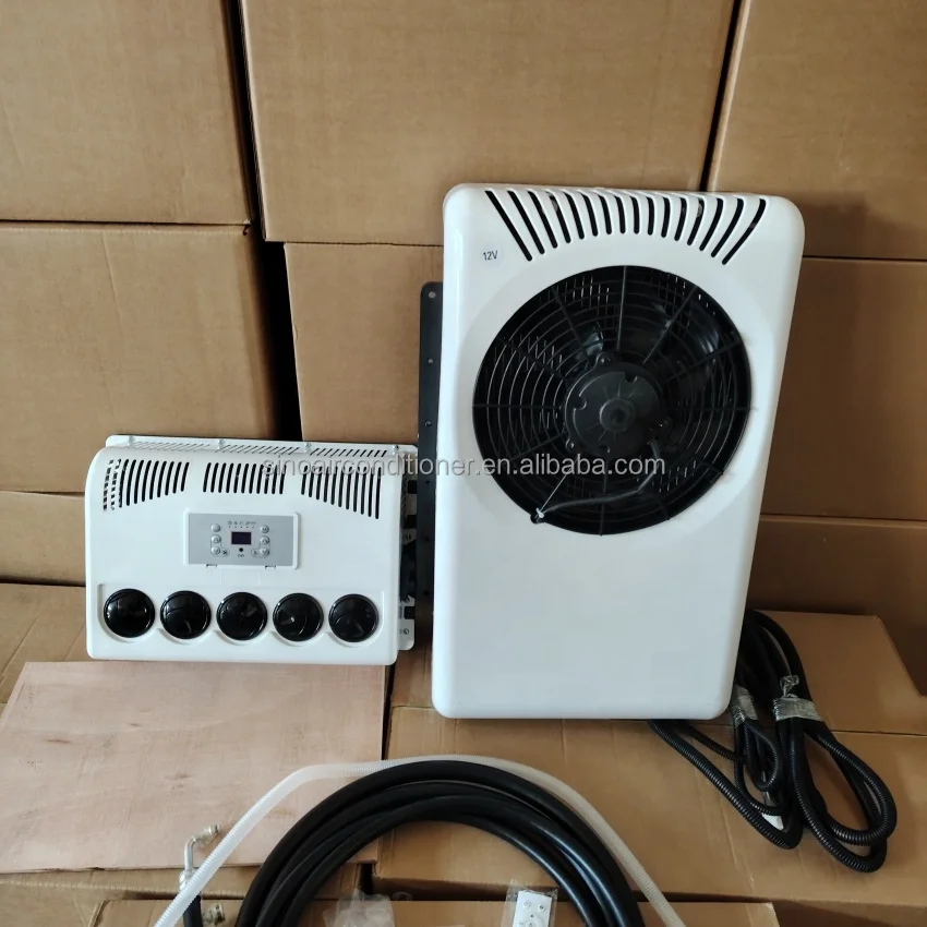 سيارة جرار كهربائي 24 فولت التيار المتناوب وقوف السيارات نظام تكييف الهواء المقصورة النائمة شاحنة مكيف الهواء 12 فولت #6