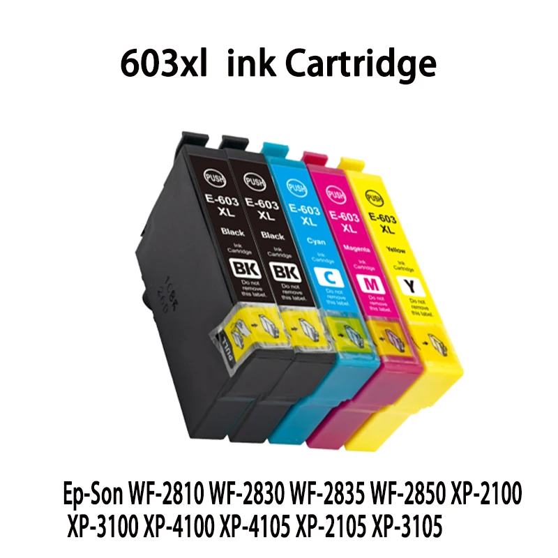 Cartucho de tinta 603XL 603 E03A1 T603XL, cartuchos de tinta epson 603xl compatibles con XP-2100 XP-3100 XP-4100 WorkForce WF-2810DWF