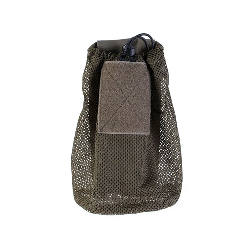 EDC Dull-Sacs de chasse de sport en plein air, mini poche en filet pliable, sacs de décharge en maille enroulable, poudres, chargeur, 5OOD