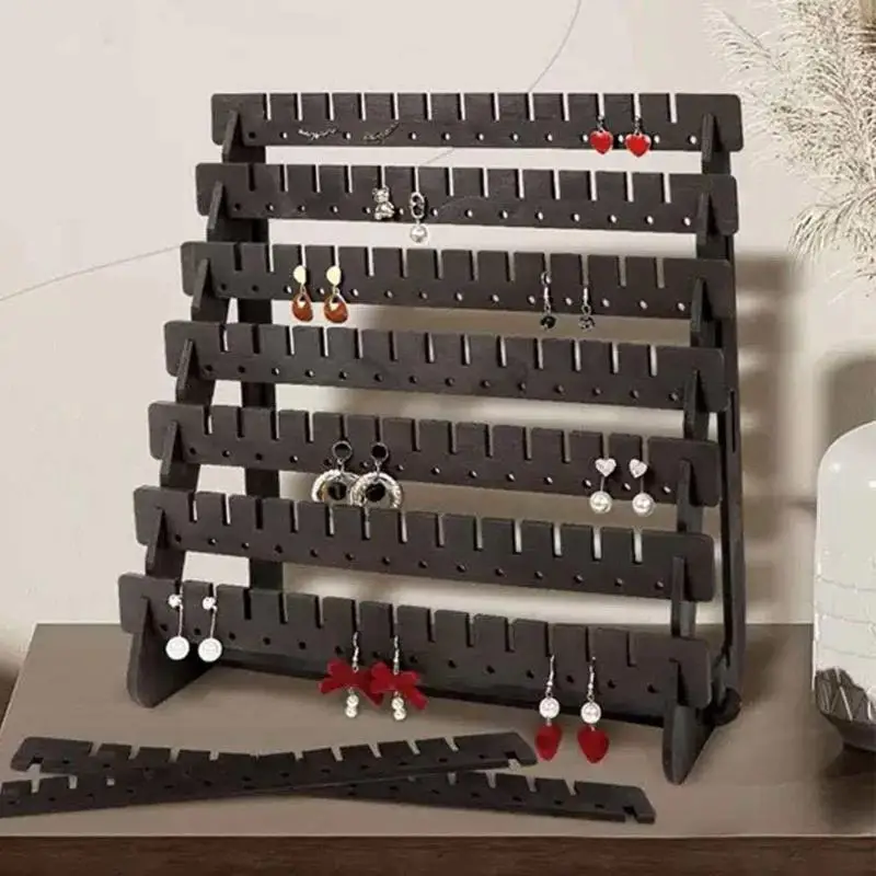 Earrings Pin Display Holder Jewelry Storage Organizer Large Capacity Jewelry Storage Rack For Dresser Vanity Table