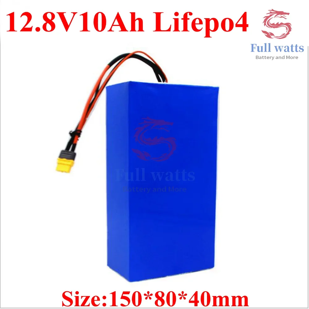 

100% New Protection Large Capacity 12.8V 10ah Lifepo4 Battery Pack 12v 10000 MAh Capacity + 14.6v Charger