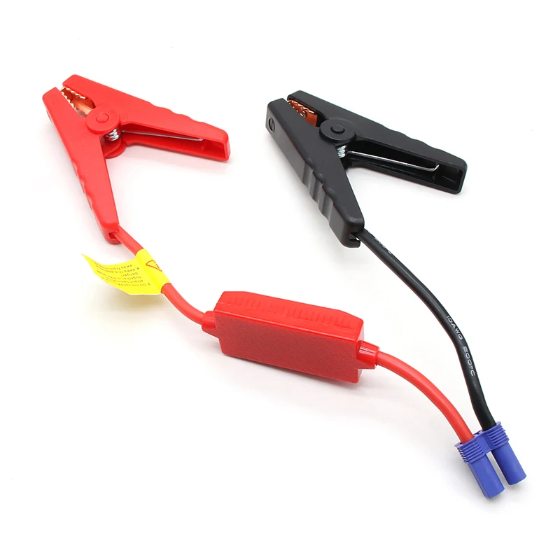 2Pcs/Set  30A 50A 100A 300A Red Black Alligator Clips, Electrical Test Connector for Jumper Cables Battery Charging
