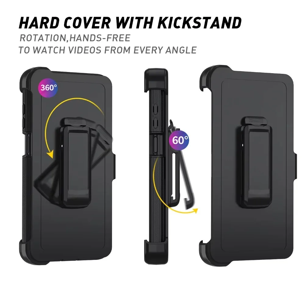 Defender Ott Armor Handyhülle für Samsung A57 A37 A27 A17 A07 A56 A36 A26 A16 A06 A55 A35 A25 A15 A05S 4G 5G Schutzhülle mit Clip – Detail 4