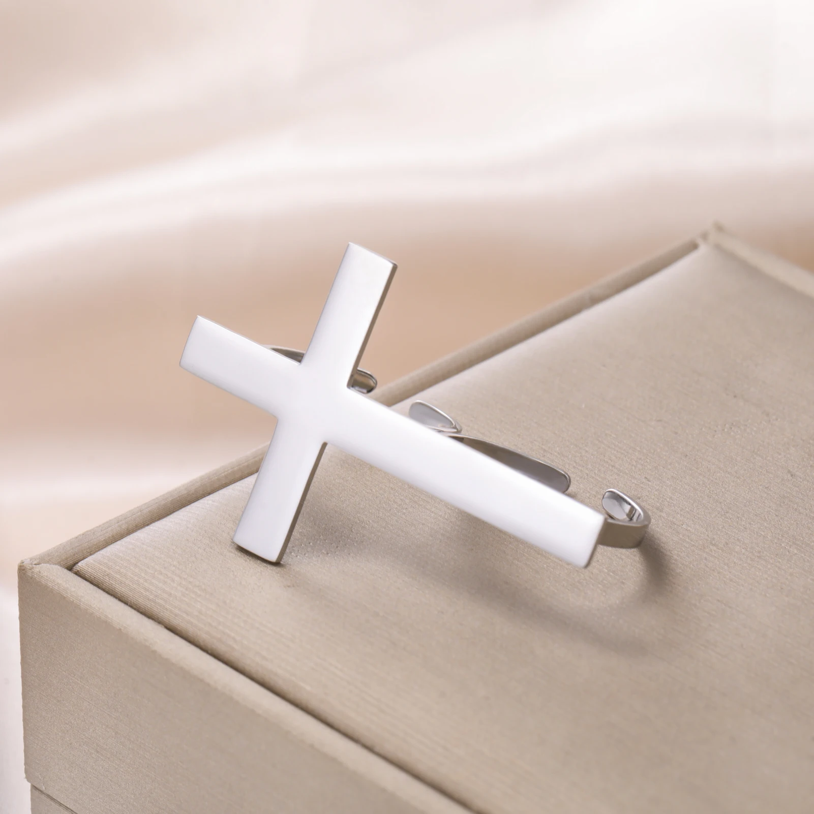 Skyrim Christliche Kreuzringe für 2 Finger Herren Damen Edelstahl Offener Ring Gotischer Schmuck Geschenk