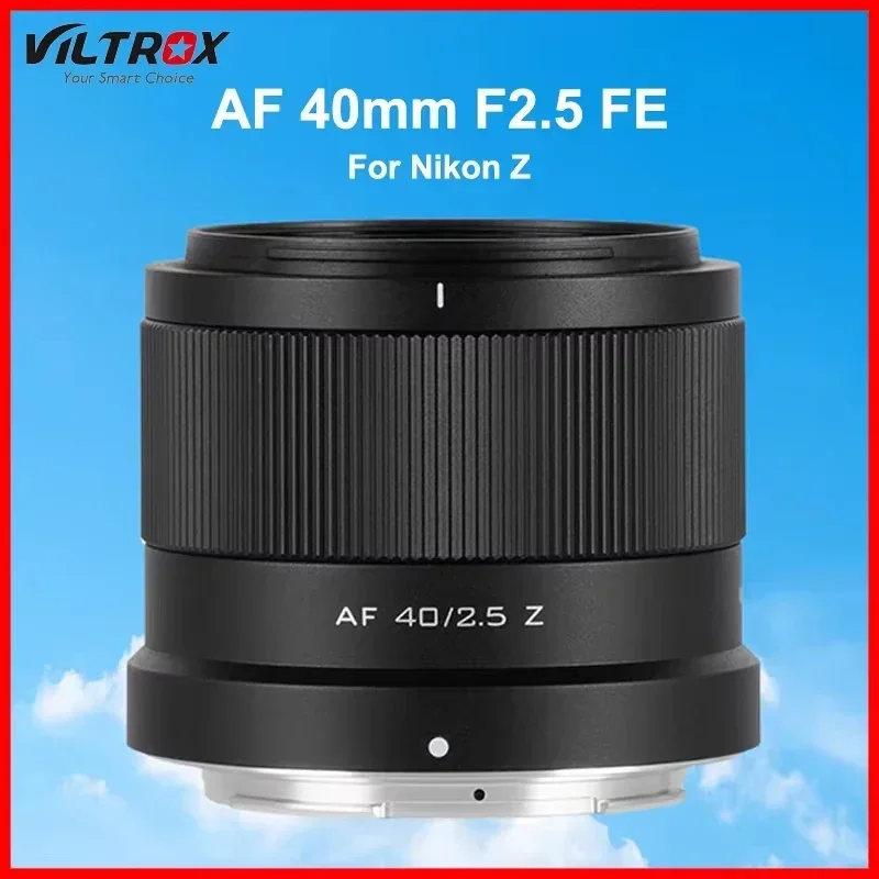 VILTROX 40mm F2.5 for Sony E Nikon Z Mount Camera Lens Full Frame Auto Focus Portrait Vlog Lens For Nikon Zf Zfc Z6 Z7 Z8