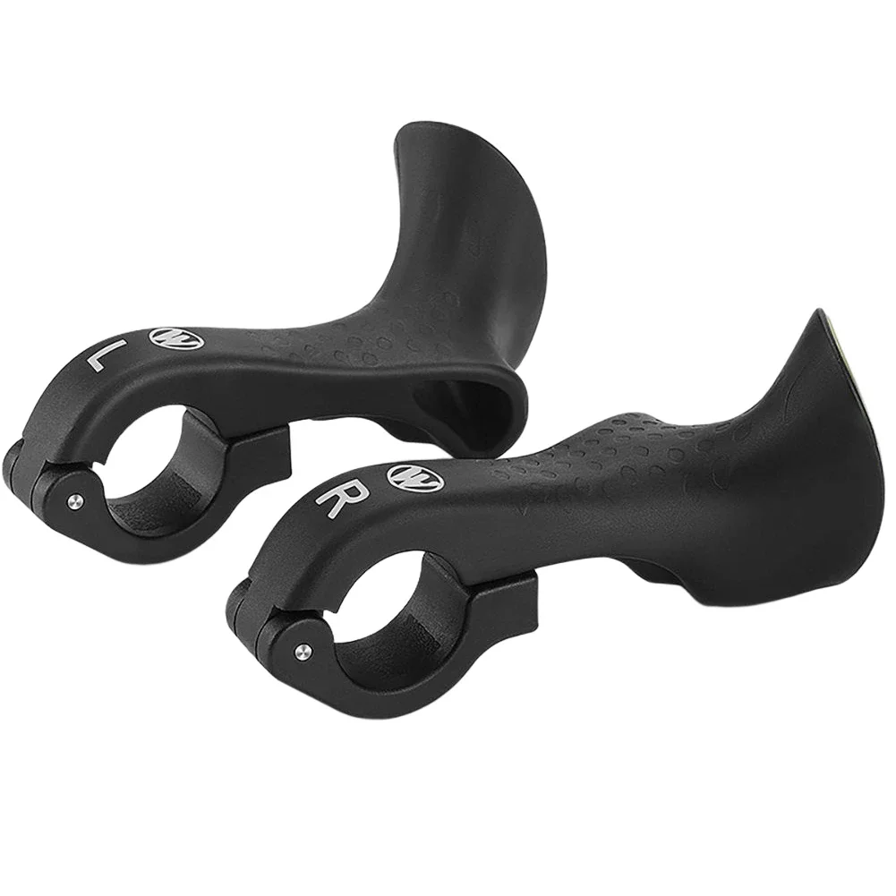 Bicycle Handlebar Bar Ends Ergonomic Design MTB Bicycle Inner Bar Ends Fluorescent Design Universal for Most Bike MTB Road Bike