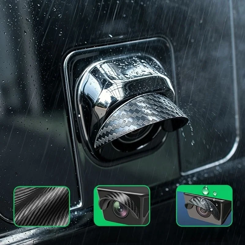 New Car Reverse Camera Silicone Rain Shade Cover Auto Rear Camera RainShield Cover Car Accessories Car Rear View Camera Shield